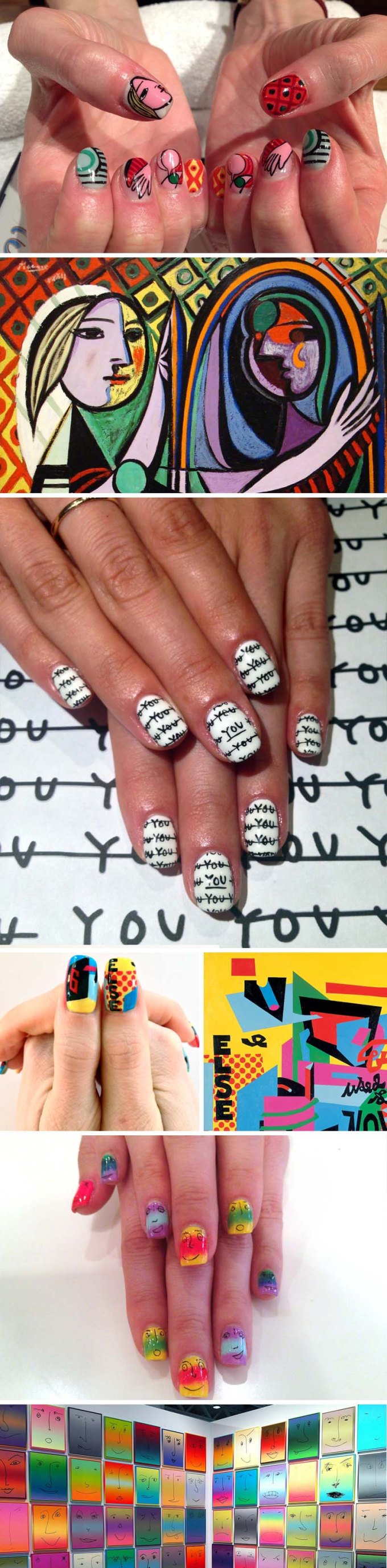 Nail Art, Art History, Picasso, Stuart Davis, Shantell Martin, Susi Kenna