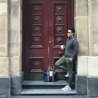 Instagram media by mrgumbatron - Keeping warm this winter. Coffee for handwarmers. #casual #ootd  Jumper: @vanishingelephant Shirt: @vanishingelephant Chinos: @vanishingelephant Shoes: @nike  Briefcase: @Stuartandlau from @mancaveldn Sunglasses: @oblyksunglasses . 📷: @joanna.lili