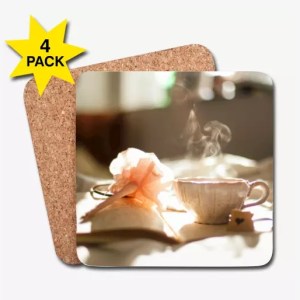 tea cup pen coasters