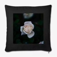 white rose cushion