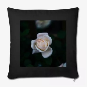 white rose cushion